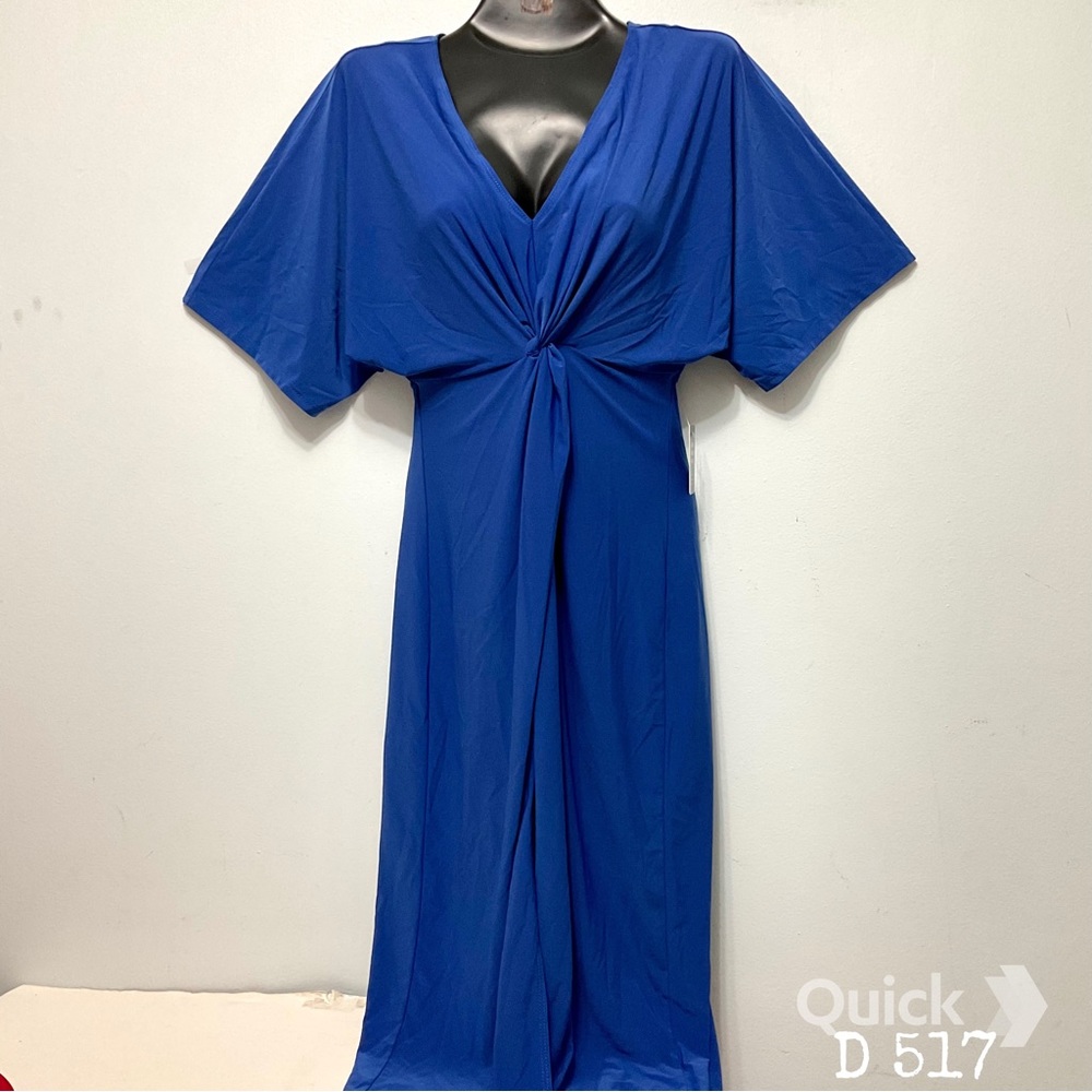 M - NWT Express V-Neck Twist Front Maxi Dress